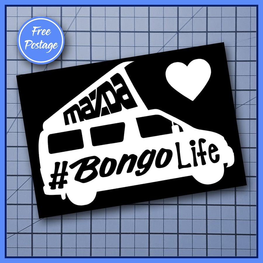 thumbnail image 2 of Mazda Bongo Campervan Graphics – 2x Vinyl Sticker Decals – Waterproof – UK Made 2 of 6