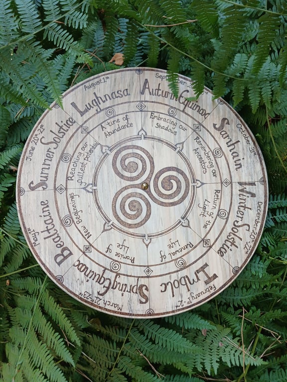 Triskele Celtic Wheel of the Year Calendar