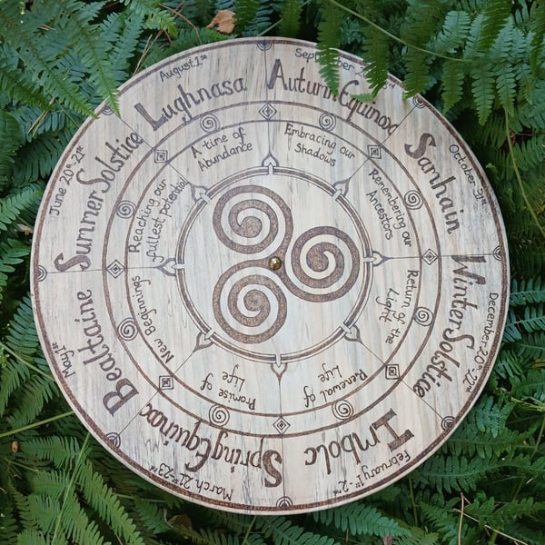 Triskele Celtic Wheel of the Year Calendar