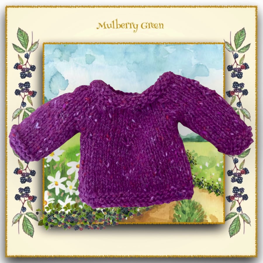 Reserved for June - Mulberry Jumper