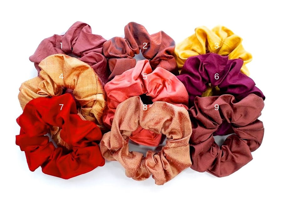 Silk scrunchie.