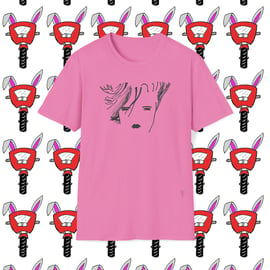 Woman Ink 2 Unisex Softstyle T-Shirt by Bikabunny