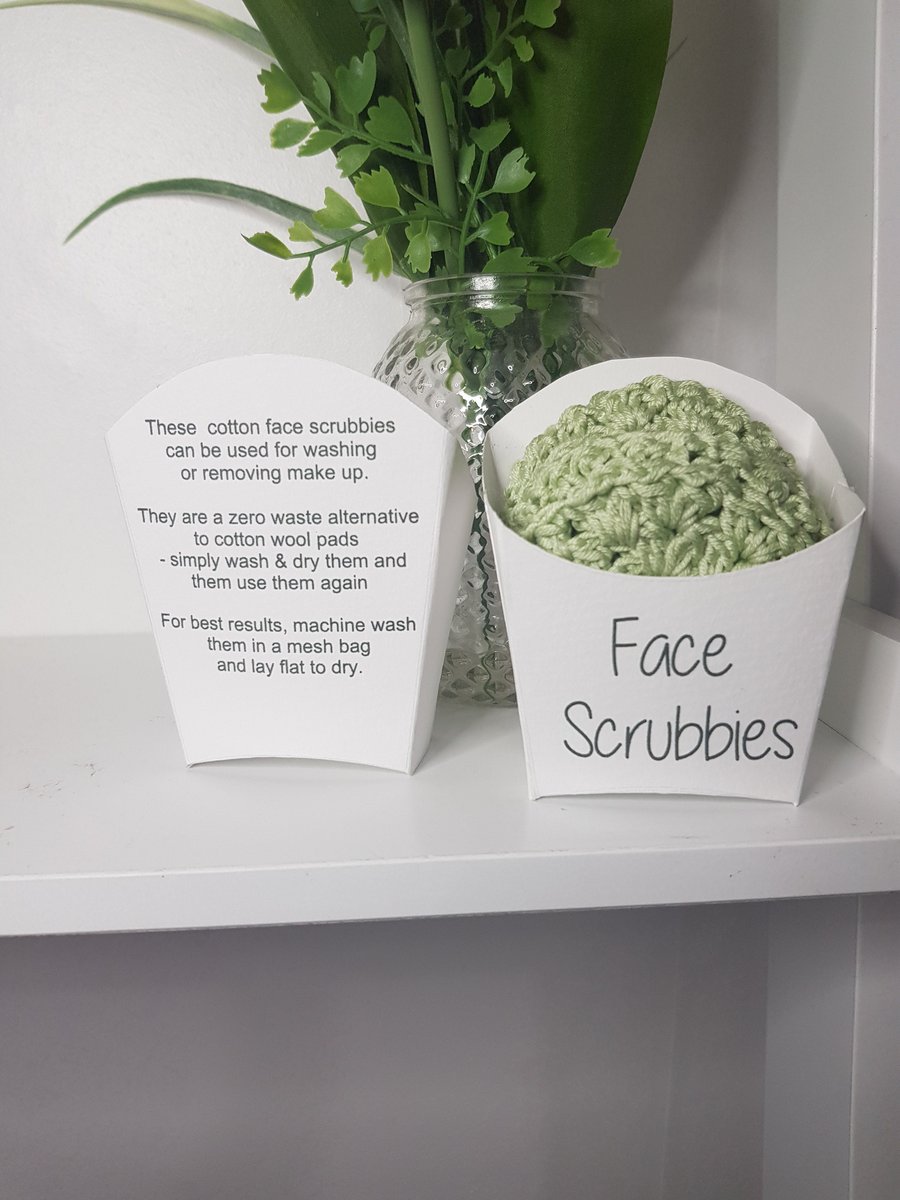 eco friendly re-usable face scrubbies
