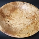 Large hand turned Spalted Beech fruit, salad bowl