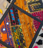 Handcrafted Sindhi Patchwork Wall Tapestry - Boho Textile Art & Wall Hanging - Image 3