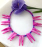 Pink Icicle Mother of Pearl  Signature Necklace  - Image 2
