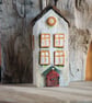 Wonky Driftwood Hoose, Driftwood Art from Scotland No23