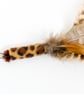 Cat toy - feather fascinator - the perfect toy to tempt your cat's prey drive! - Image 3