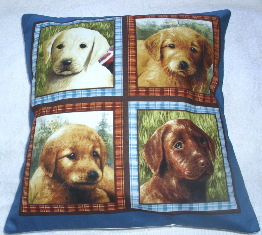Labrador Puppy love cushion,C
