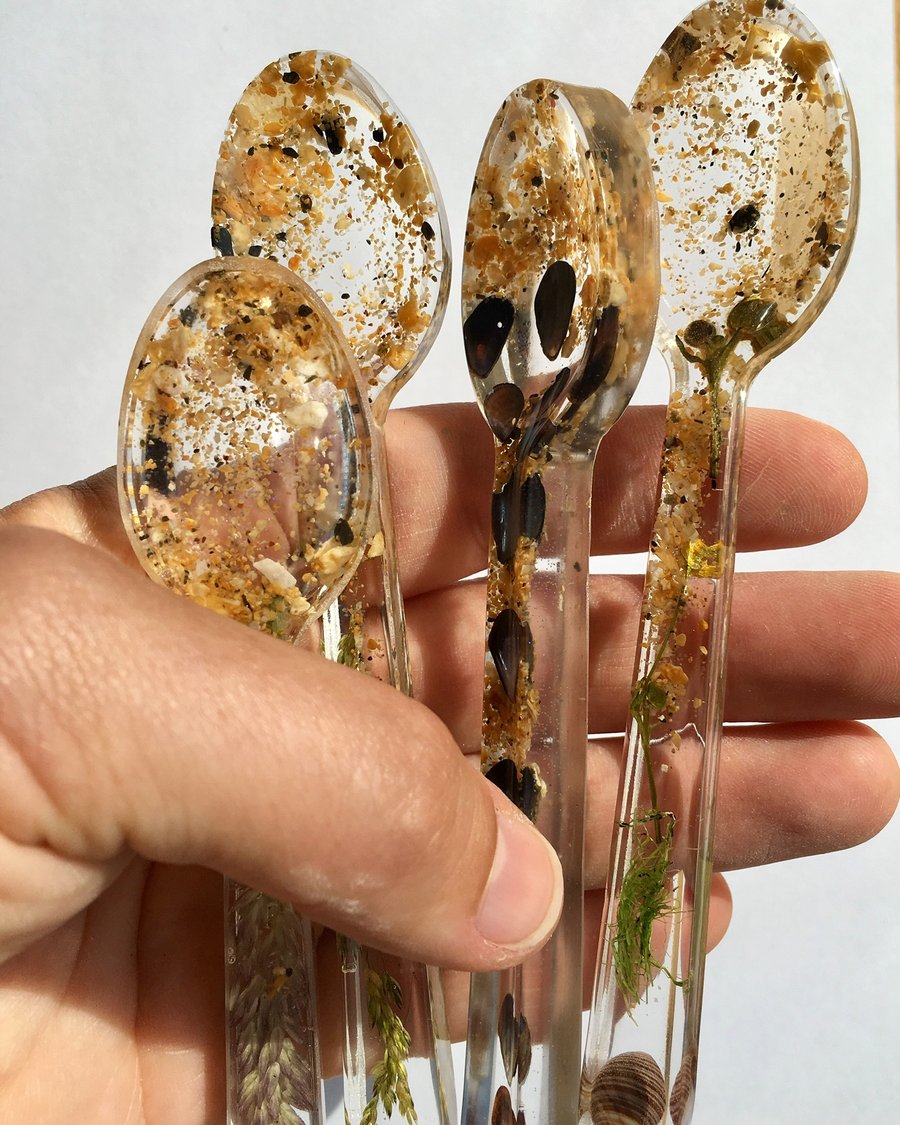 Decorative spoons from tv series ‘Shetland’