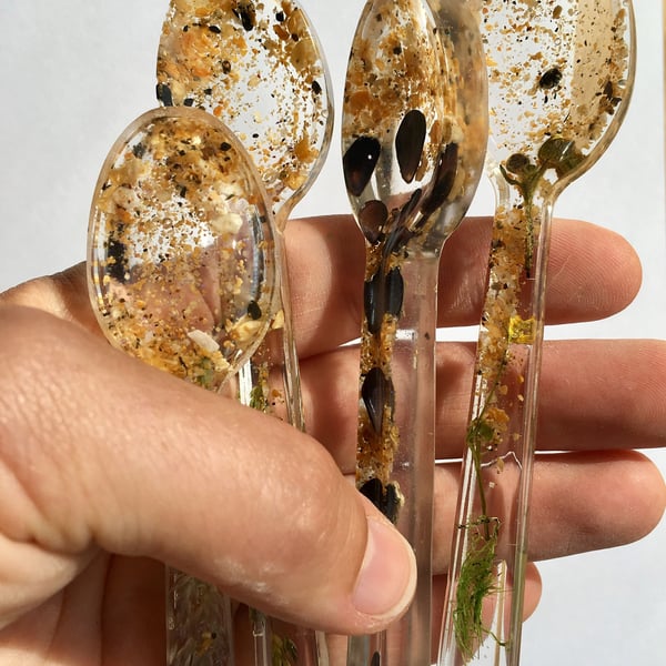 Decorative spoons from tv series ‘Shetland’