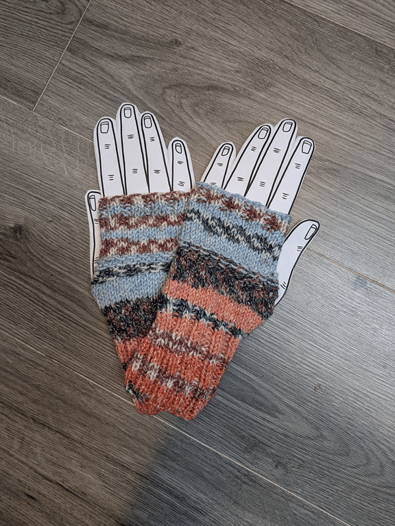 Fingerless Gloves -  Wrist Warmers - Hand knitted Ladies Gloves
