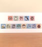 Birthday Card with Cute Animals - cryptic message spells Happy Birthday L-HBA - Image 3