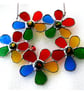Rainbow Floral Wreath Stained Glass Suncatcher Handmade Flower
