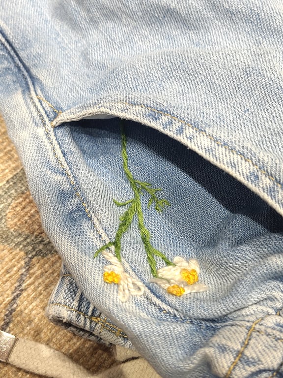 Chamomile Denim Joggers