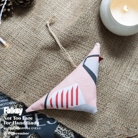 Bird Hanging Decorations - Cotton Partridge