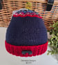 Sale Hand Knitted Baby Boy's Beanie Hat 6 -12 months size - Image 2