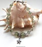 Designer Faceted Mystic Prehnite Gemstone Bracelet  - Image 2