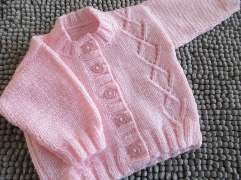 16"  Girls Baby Cardigan