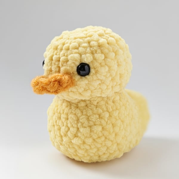Crochet plushie rubber duck