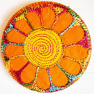 Flower Pocket Mirror 58mm Fabric Pocket Mirror Handbag Accessory