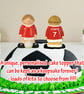 Manchester United FC Cake Topper - Personalised Birthday Gift Keepsake Present - Image 4