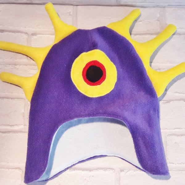 Children's fleece alien novelty hat for Halloween