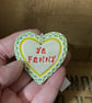 Small Ceramic heart decoration Swear words  - Image 2