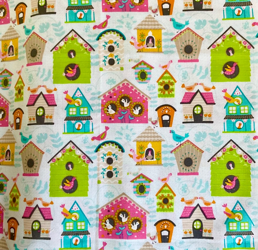 Bird Houses Fat Quarter 