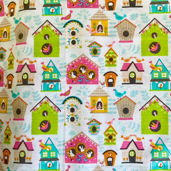 Bird Houses Fat Quarter 