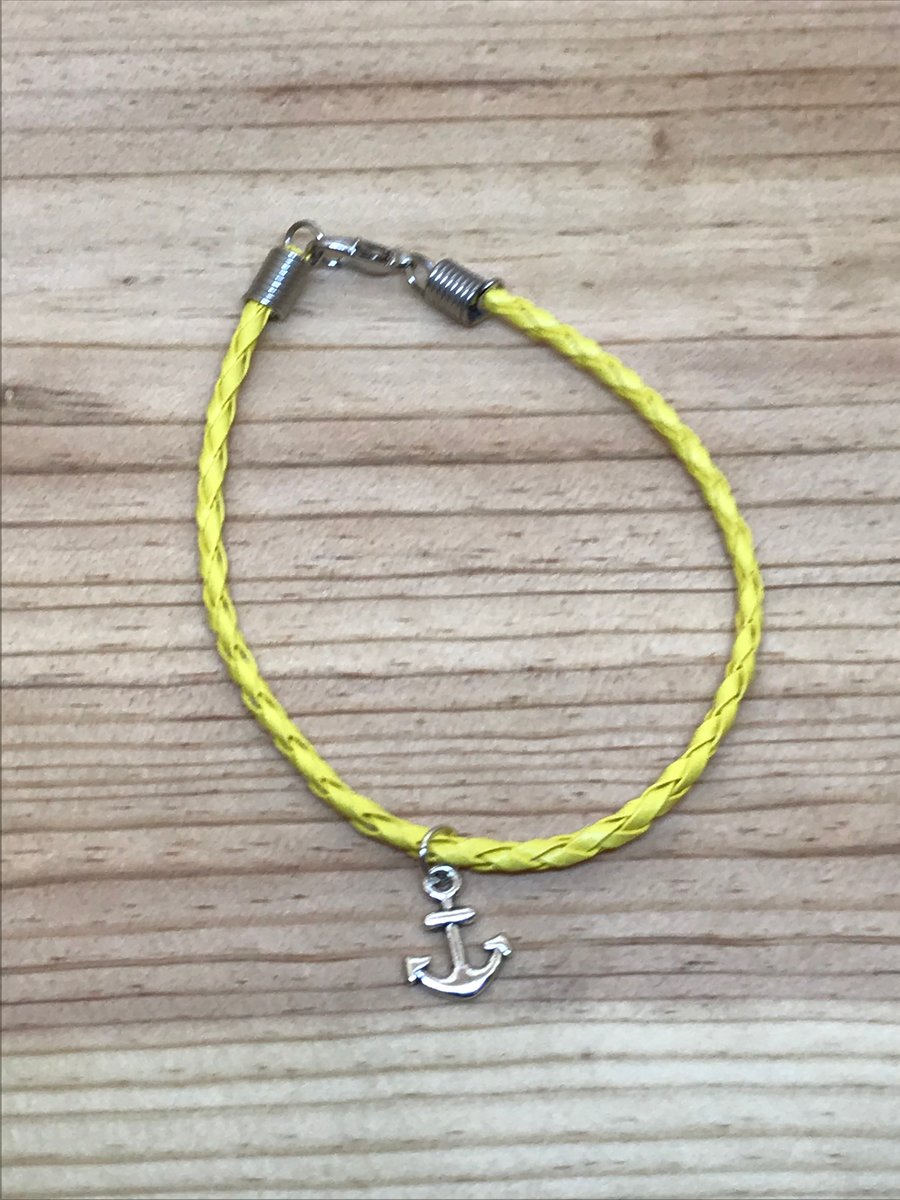  Yellow Anchor Bracelet (450)