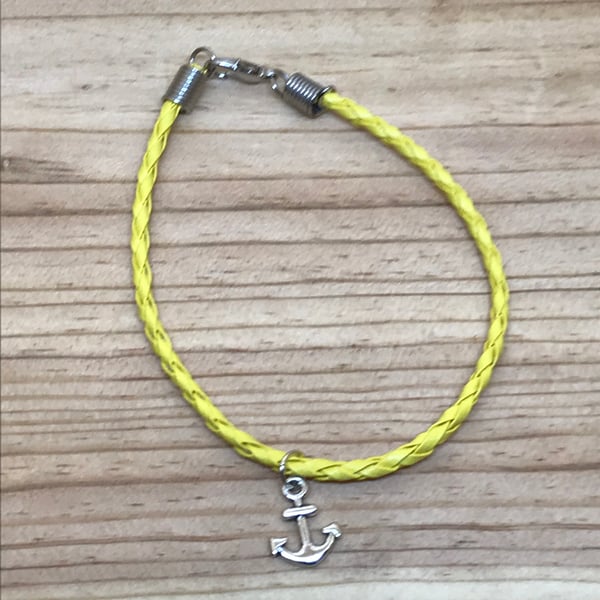  Yellow Anchor Bracelet (450)