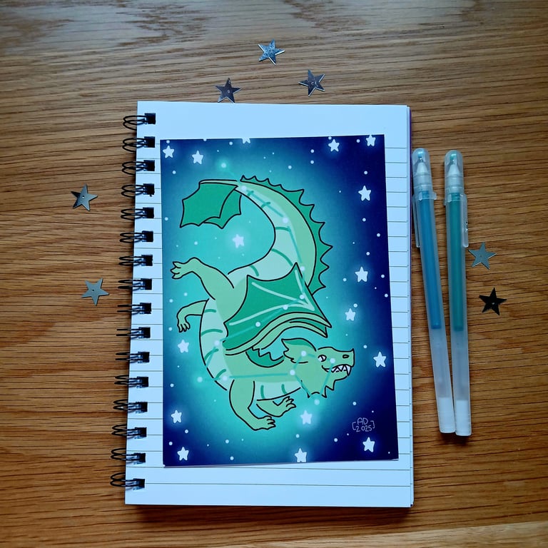 Draco Constellation Art Print