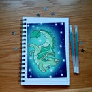 Draco Constellation Art Print! Dragon Wall Art, Space Home Decor