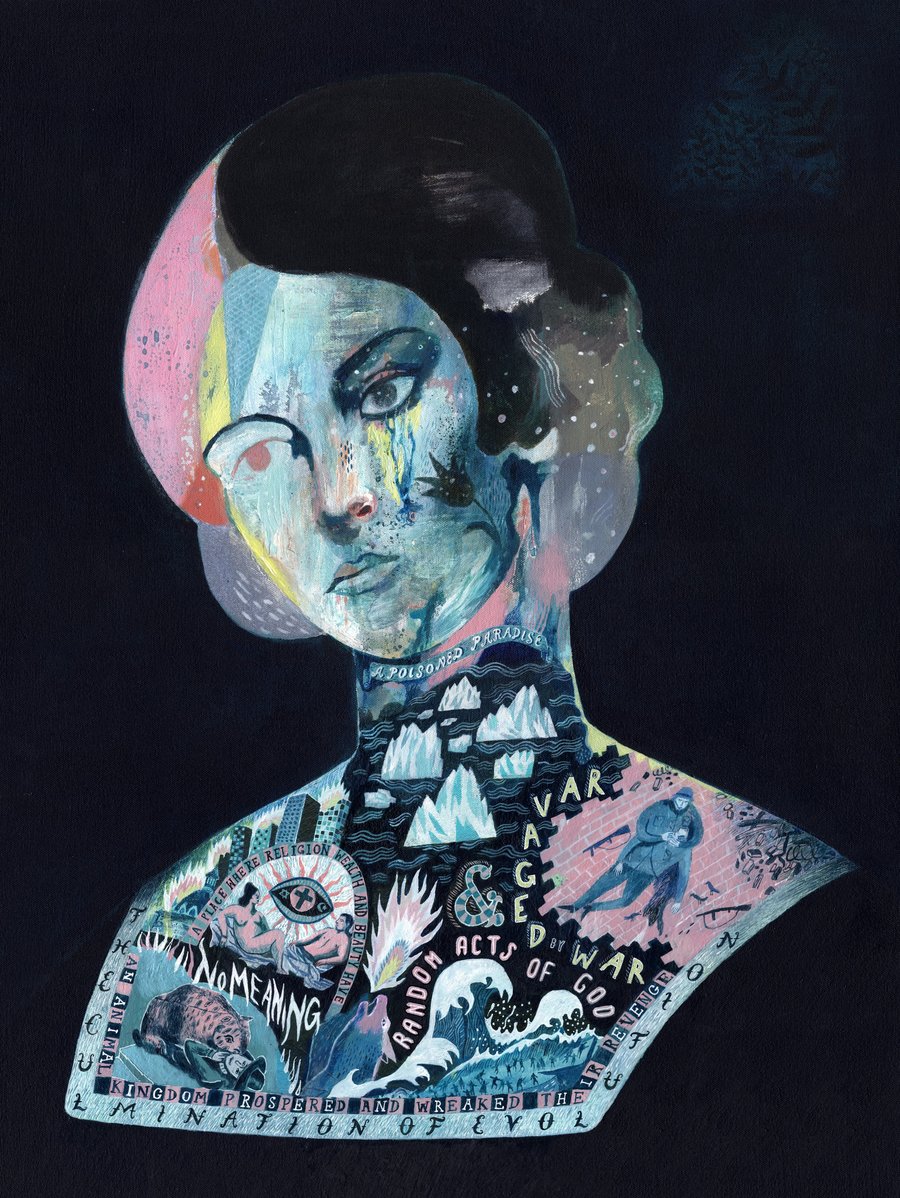 Illustration Art Print, The Culmination of Evolution A3 Print