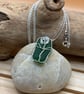 Scottish sea Glass Pendant, Unique rose design  - Image 3