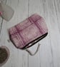 Hand Printed Linen Zipped Cosmetic Bag - Image 4