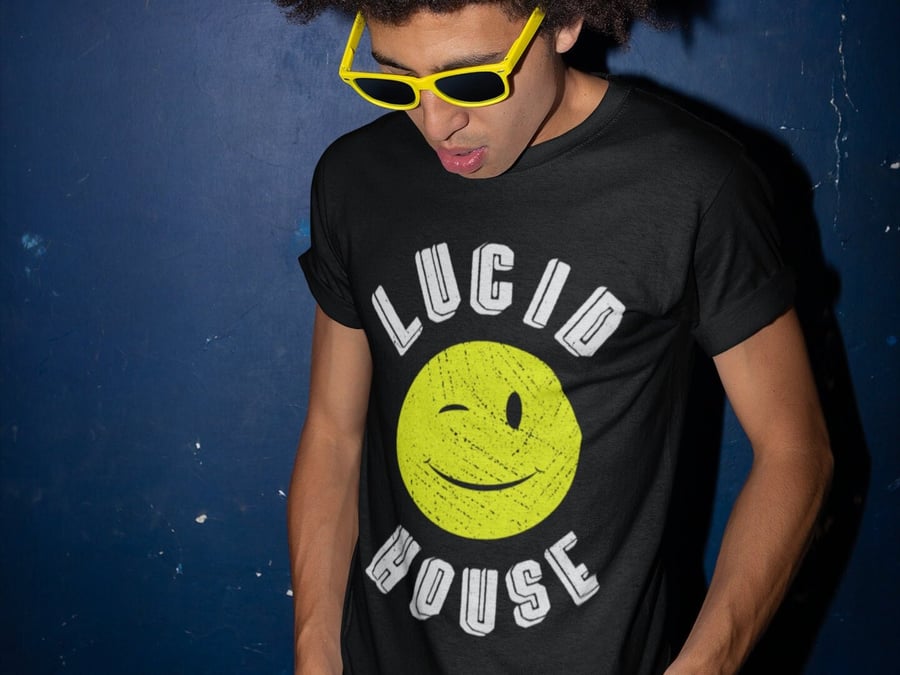 Sobriety gift, AA gift , Lucid House Sober Shirt, party sober shirt, sober gift,