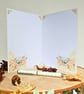 Well Done Vintage Style Card With A Photo Camera & Florals, Beige & Brown - Image 5