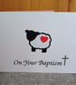 A6 On Your Baptism Greeting Card  - Image 1