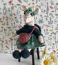 Handmade Little Cloth Mouse - Image 2