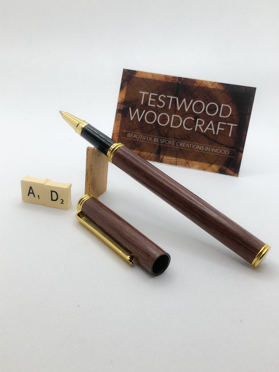 hand turned wooden pen