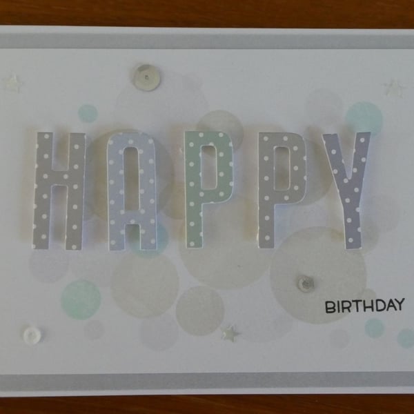 HAPPY Birthday Card