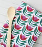 70s Bloom Tea Towel - Image 2