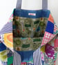 Upcycled Cotton Patchwork Tote Bag  - Image 5