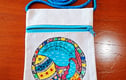 Handpainted tote bag 