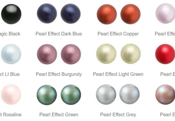 Pearl, Preciosa Maxima - Lt Burgundy Pearl, Preciosa Maxima - Lt Burgundy