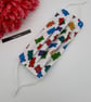 Face mask,  medium, gummy bears, adjustable,  nose wire,  3 layer.  - Image 3