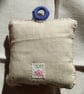 Blue, slow-stitched Lavender sachet - Image 3