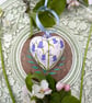 Bluebell hand-painted ceramic bauble decoration  - Image 3